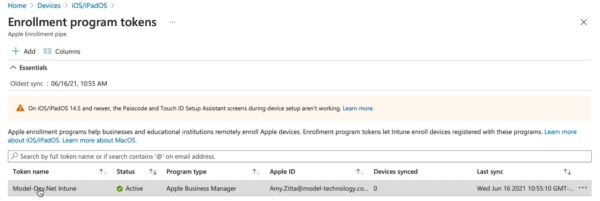 Intune, iOS, Apple Business Manager, Apple Configurator 2